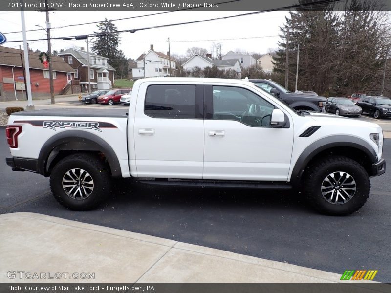 Oxford White / Raptor Black 2019 Ford F150 SVT Raptor SuperCrew 4x4