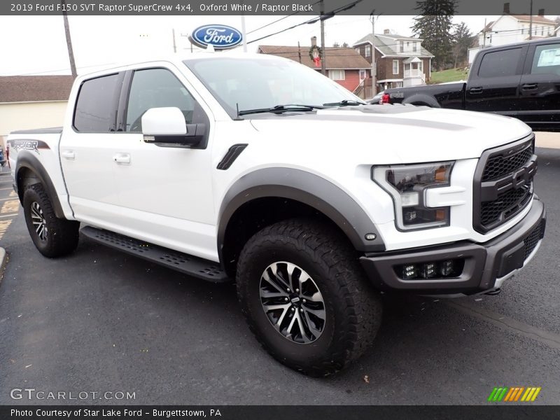 Oxford White / Raptor Black 2019 Ford F150 SVT Raptor SuperCrew 4x4