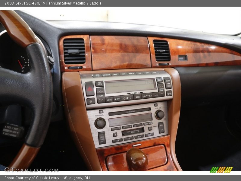 Millennium Silver Metallic / Saddle 2003 Lexus SC 430