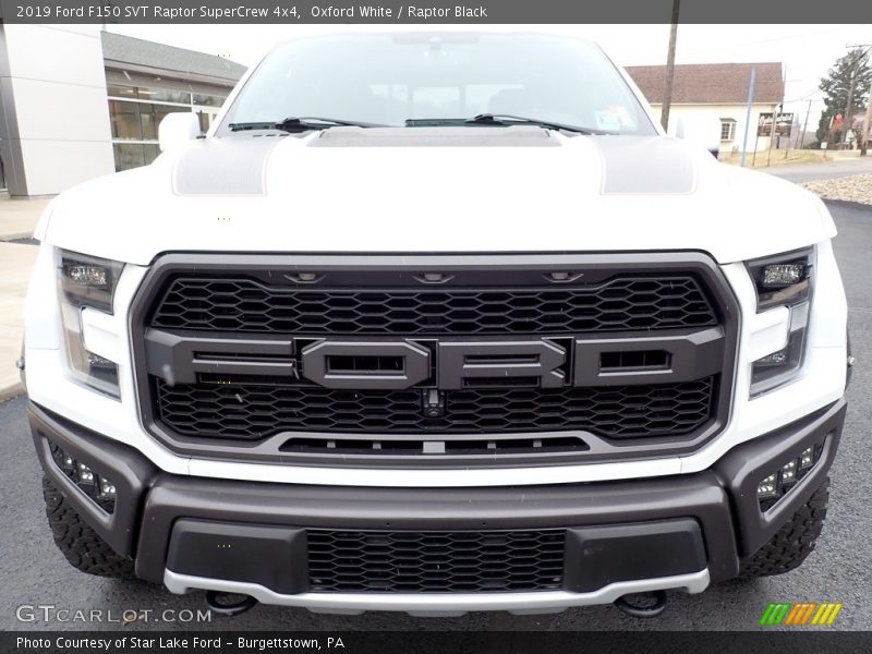 Oxford White / Raptor Black 2019 Ford F150 SVT Raptor SuperCrew 4x4