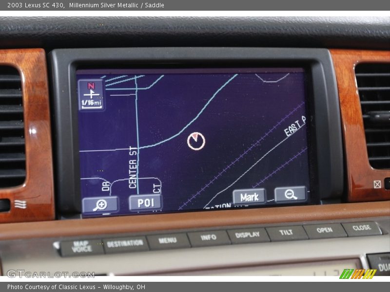 Millennium Silver Metallic / Saddle 2003 Lexus SC 430