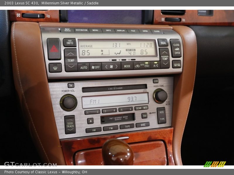 Millennium Silver Metallic / Saddle 2003 Lexus SC 430