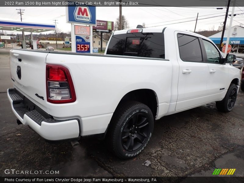Bright White / Black 2022 Ram 1500 Big Horn Night Edition Crew Cab 4x4