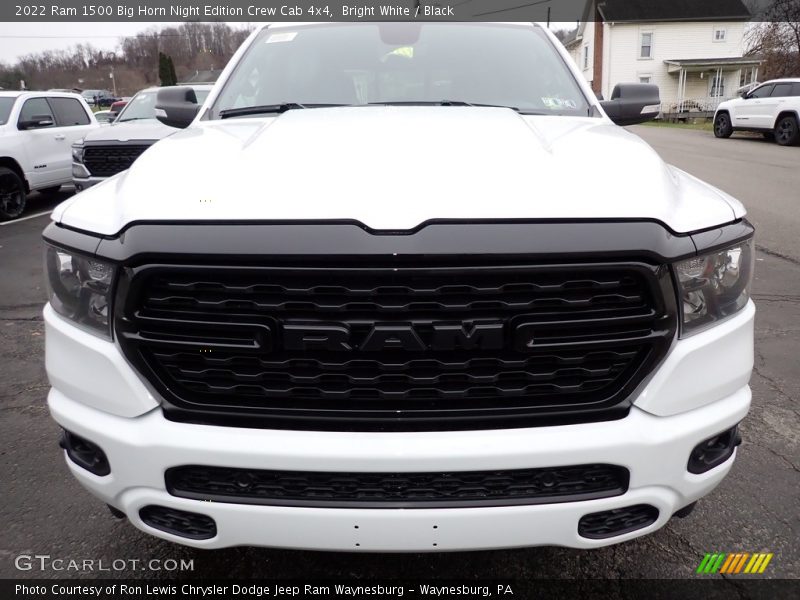 Bright White / Black 2022 Ram 1500 Big Horn Night Edition Crew Cab 4x4