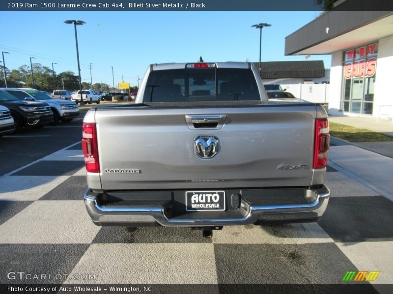 Billett Silver Metallic / Black 2019 Ram 1500 Laramie Crew Cab 4x4