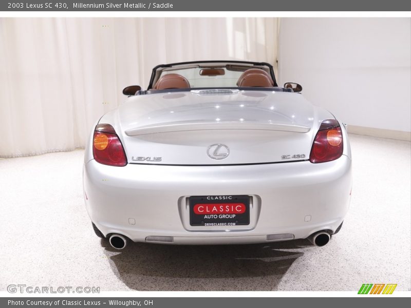 Millennium Silver Metallic / Saddle 2003 Lexus SC 430