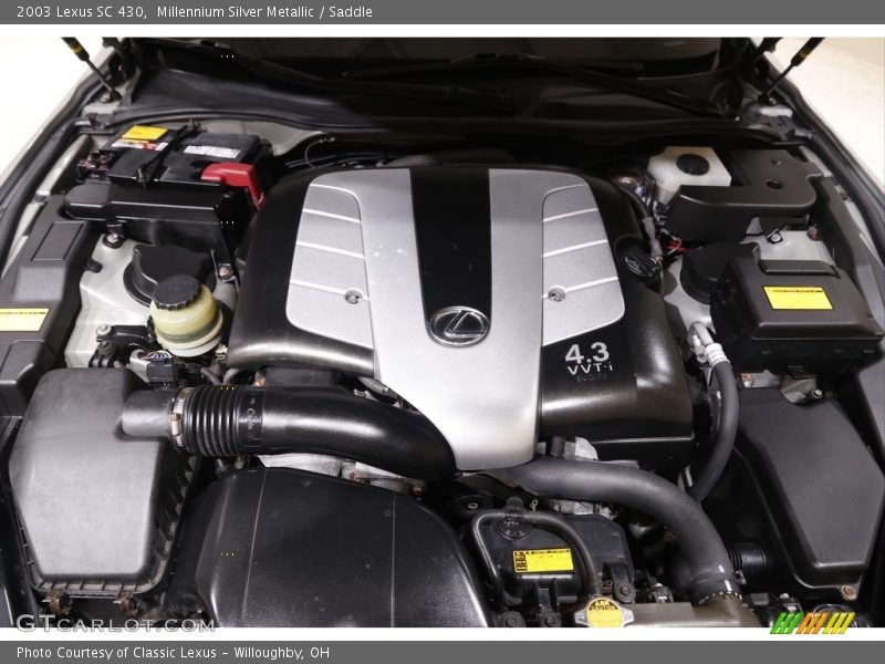 Millennium Silver Metallic / Saddle 2003 Lexus SC 430