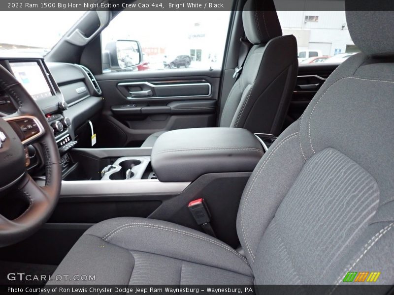 Bright White / Black 2022 Ram 1500 Big Horn Night Edition Crew Cab 4x4