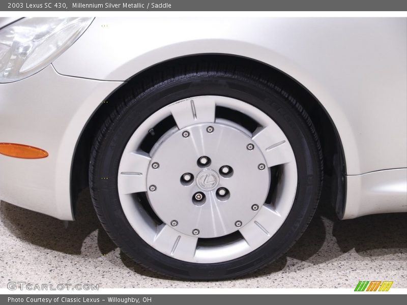 Millennium Silver Metallic / Saddle 2003 Lexus SC 430