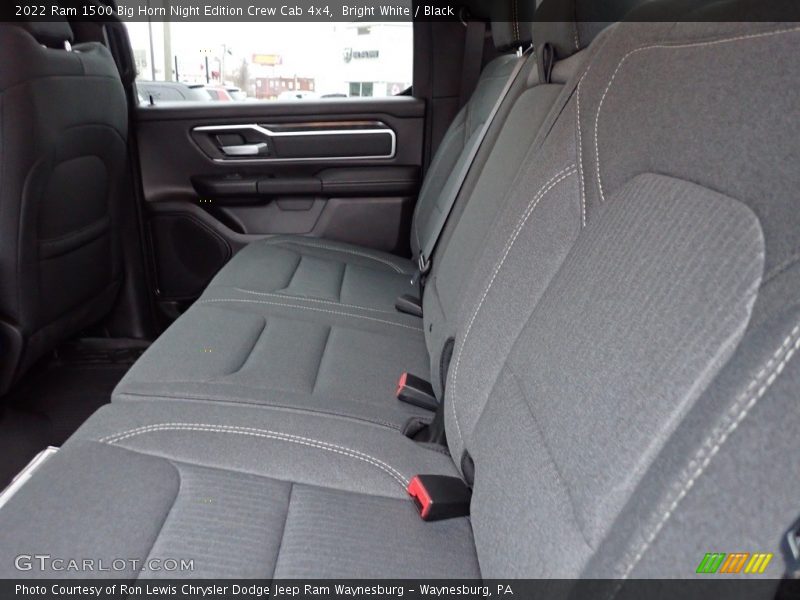 Bright White / Black 2022 Ram 1500 Big Horn Night Edition Crew Cab 4x4