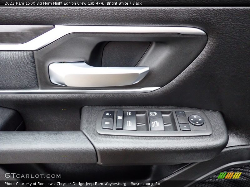 Bright White / Black 2022 Ram 1500 Big Horn Night Edition Crew Cab 4x4