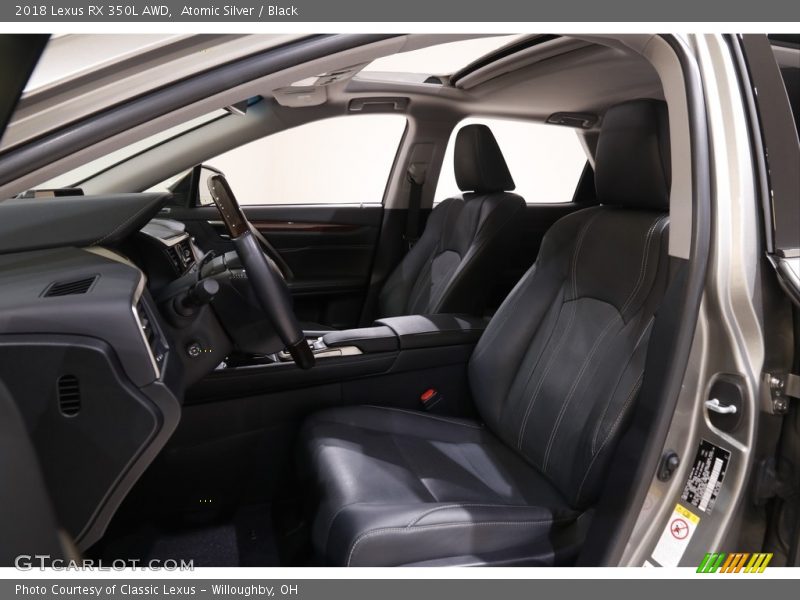 Atomic Silver / Black 2018 Lexus RX 350L AWD