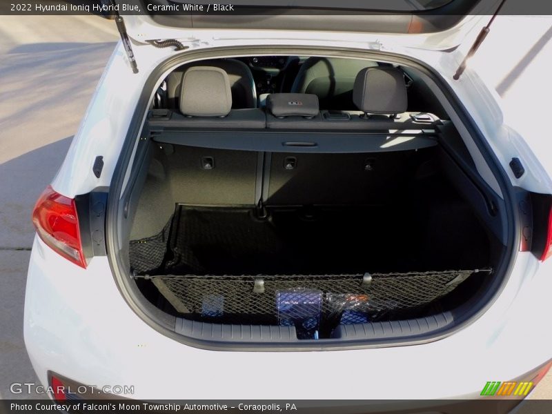 Ceramic White / Black 2022 Hyundai Ioniq Hybrid Blue