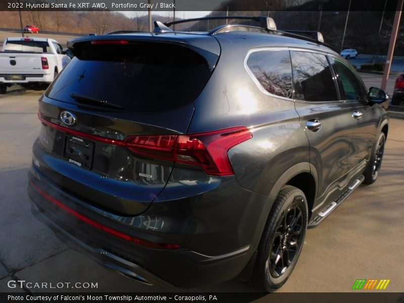 Portofino Gray / Black 2022 Hyundai Santa Fe XRT AWD