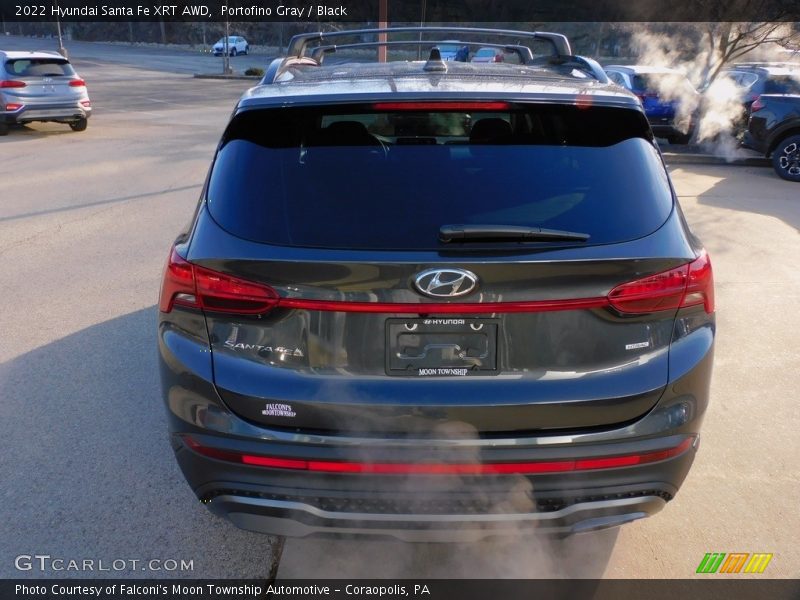 Portofino Gray / Black 2022 Hyundai Santa Fe XRT AWD