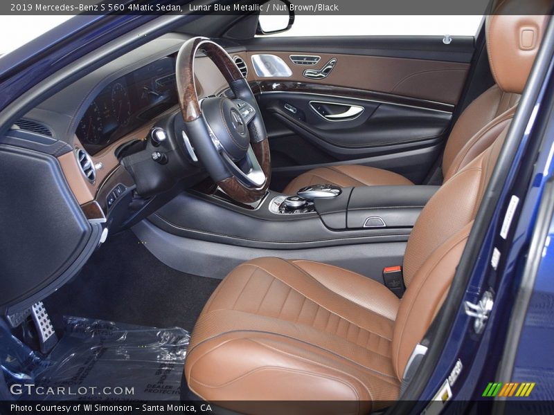 Lunar Blue Metallic / Nut Brown/Black 2019 Mercedes-Benz S 560 4Matic Sedan