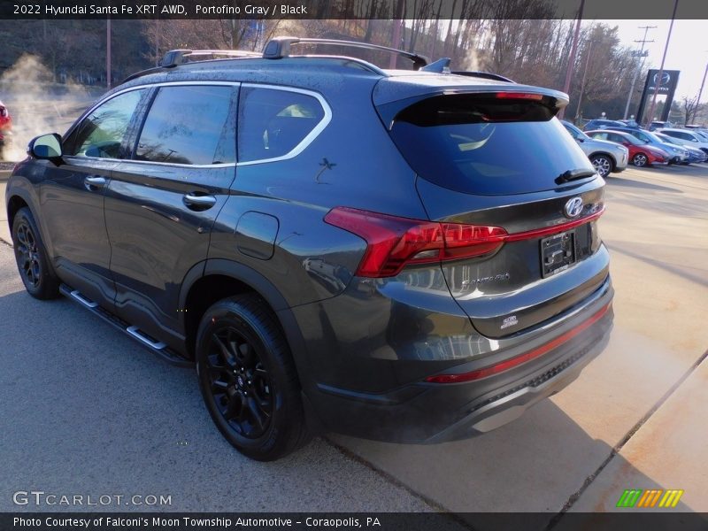 Portofino Gray / Black 2022 Hyundai Santa Fe XRT AWD