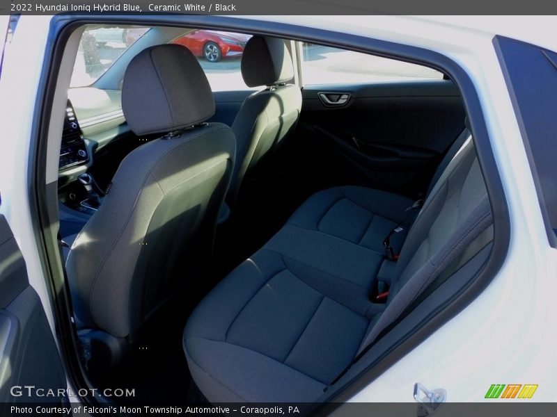 Ceramic White / Black 2022 Hyundai Ioniq Hybrid Blue