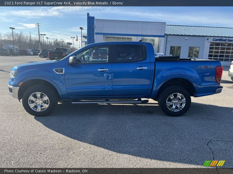 Velocity Blue Metallic / Ebony 2021 Ford Ranger XLT SuperCrew 4x4