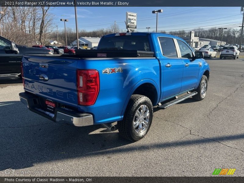 Velocity Blue Metallic / Ebony 2021 Ford Ranger XLT SuperCrew 4x4