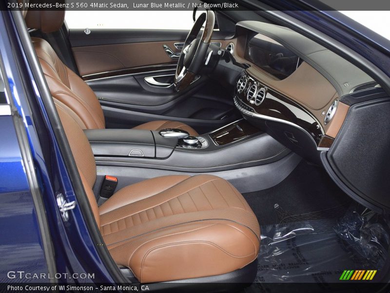Lunar Blue Metallic / Nut Brown/Black 2019 Mercedes-Benz S 560 4Matic Sedan