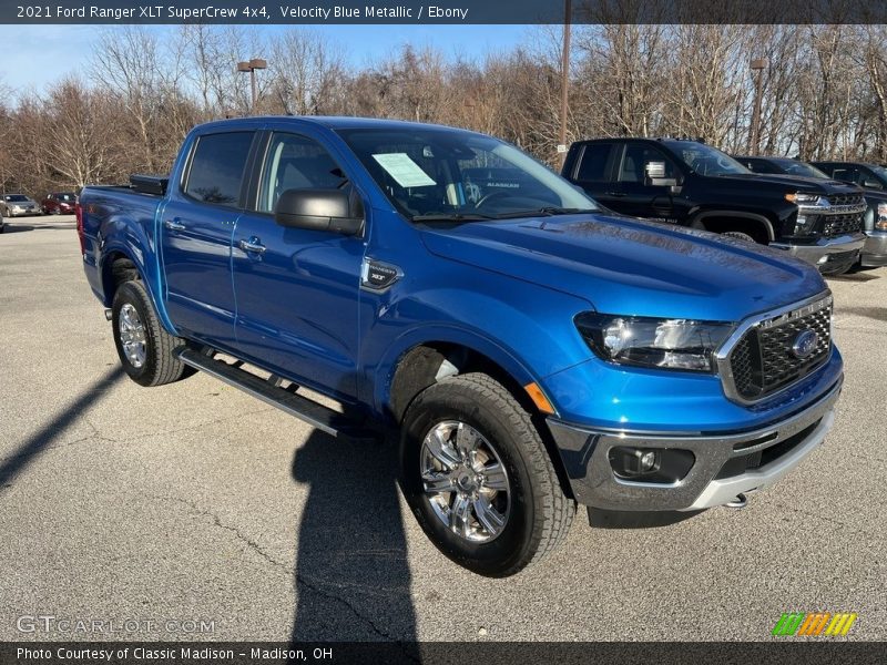 Velocity Blue Metallic / Ebony 2021 Ford Ranger XLT SuperCrew 4x4