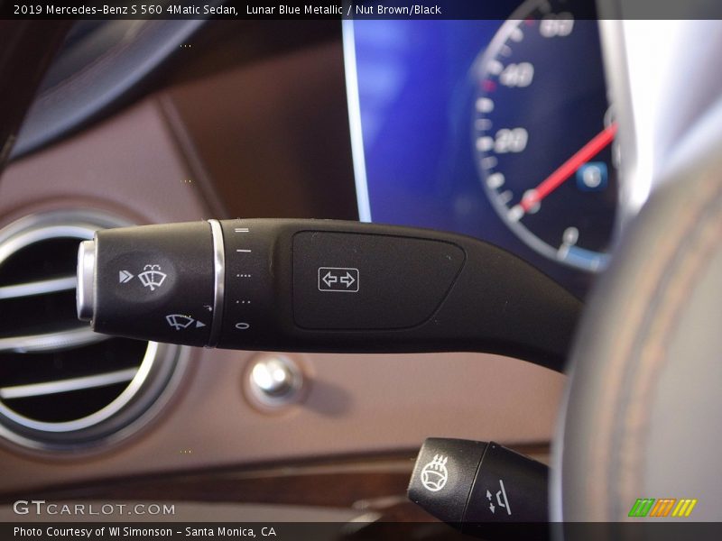 Lunar Blue Metallic / Nut Brown/Black 2019 Mercedes-Benz S 560 4Matic Sedan