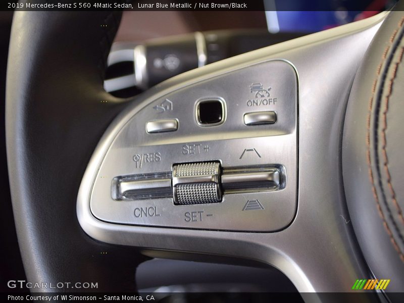 Lunar Blue Metallic / Nut Brown/Black 2019 Mercedes-Benz S 560 4Matic Sedan