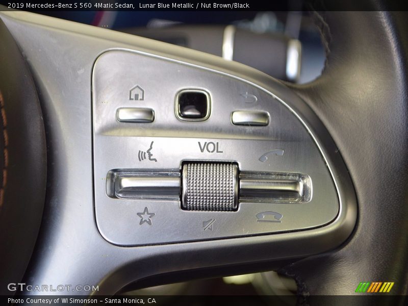Lunar Blue Metallic / Nut Brown/Black 2019 Mercedes-Benz S 560 4Matic Sedan