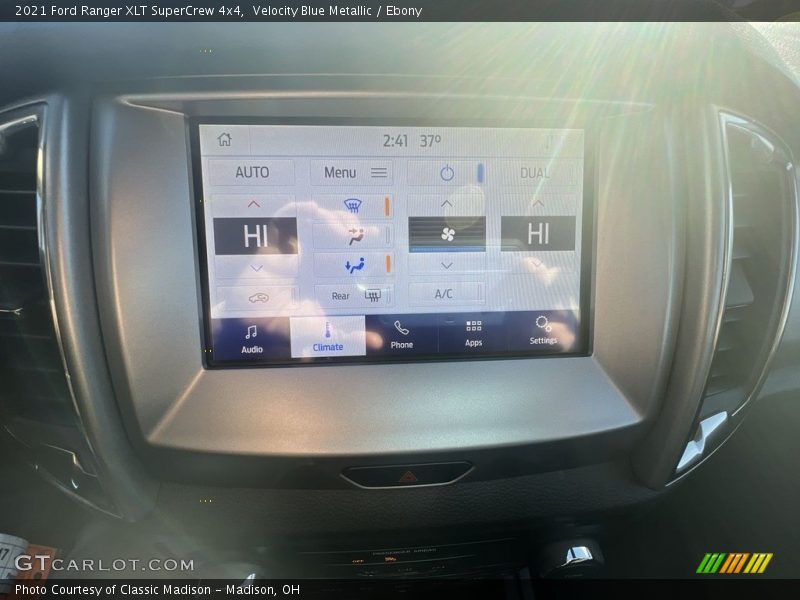 Velocity Blue Metallic / Ebony 2021 Ford Ranger XLT SuperCrew 4x4