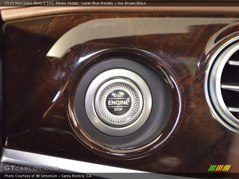 Lunar Blue Metallic / Nut Brown/Black 2019 Mercedes-Benz S 560 4Matic Sedan