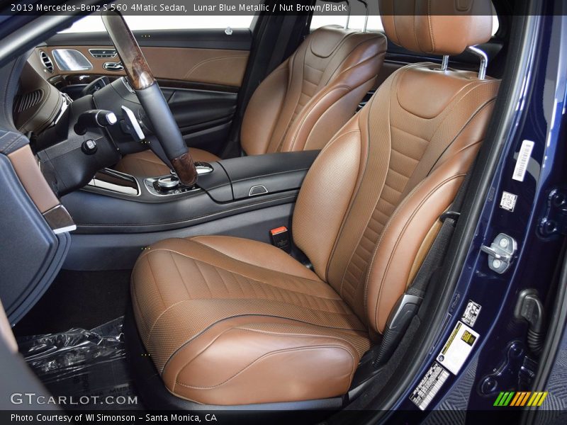 Lunar Blue Metallic / Nut Brown/Black 2019 Mercedes-Benz S 560 4Matic Sedan