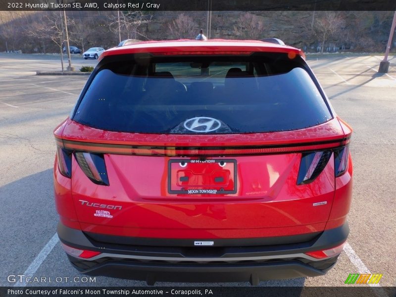 Calypso Red / Gray 2022 Hyundai Tucson SEL AWD