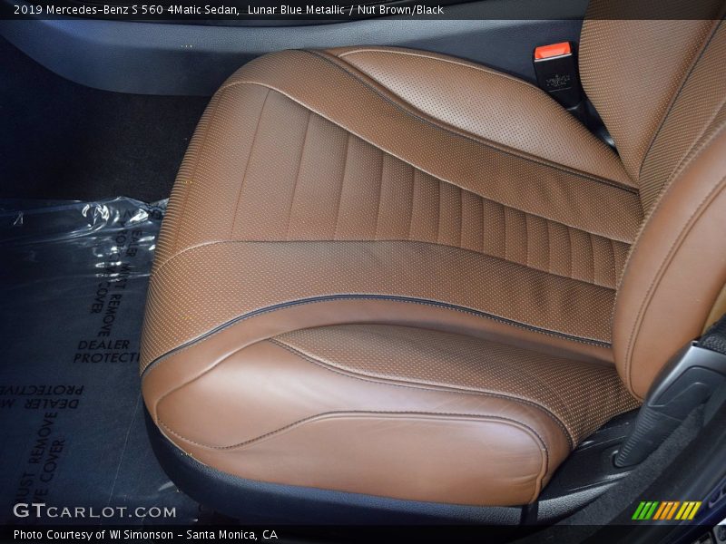 Lunar Blue Metallic / Nut Brown/Black 2019 Mercedes-Benz S 560 4Matic Sedan
