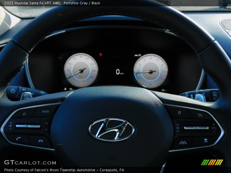 Portofino Gray / Black 2022 Hyundai Santa Fe XRT AWD
