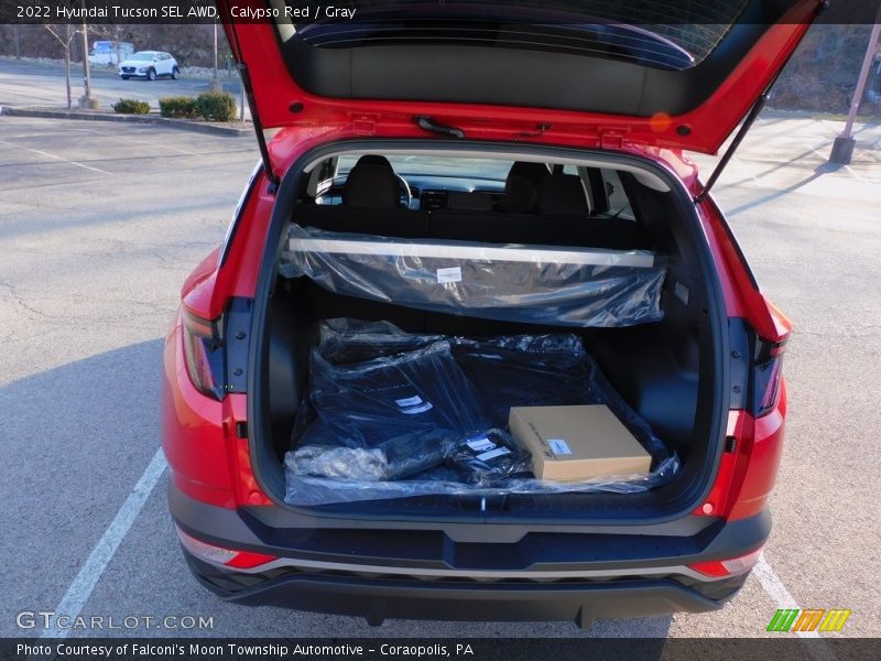 Calypso Red / Gray 2022 Hyundai Tucson SEL AWD