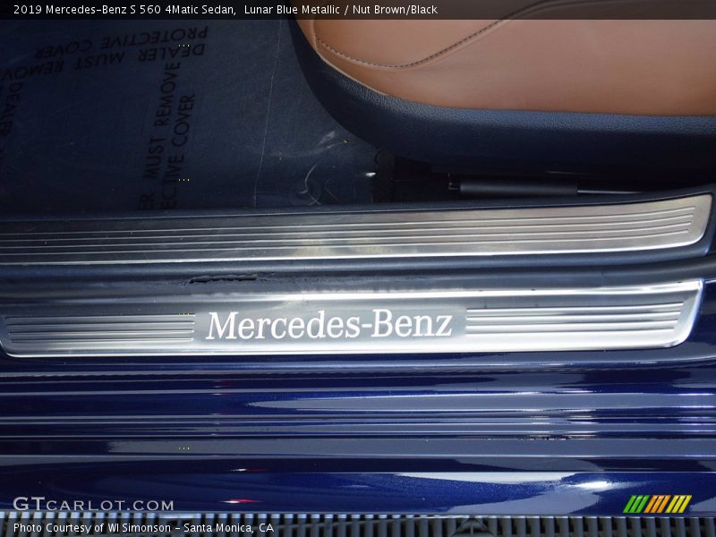 Lunar Blue Metallic / Nut Brown/Black 2019 Mercedes-Benz S 560 4Matic Sedan