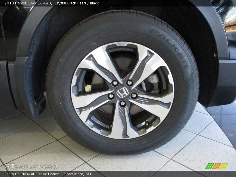 Crystal Black Pearl / Black 2018 Honda CR-V LX AWD