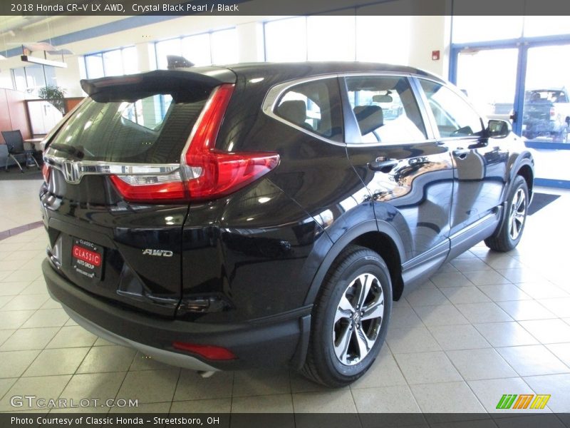 Crystal Black Pearl / Black 2018 Honda CR-V LX AWD