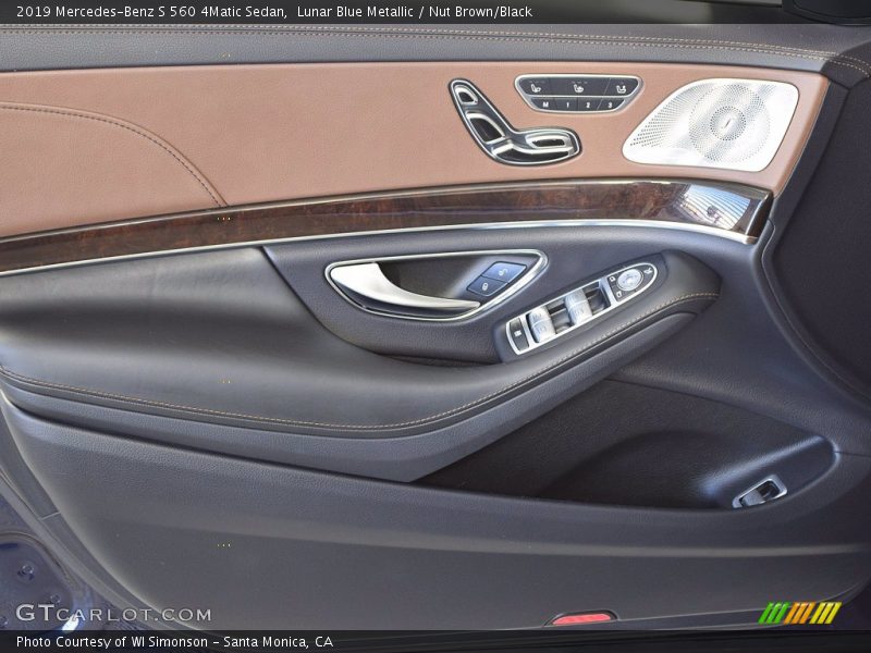 Lunar Blue Metallic / Nut Brown/Black 2019 Mercedes-Benz S 560 4Matic Sedan