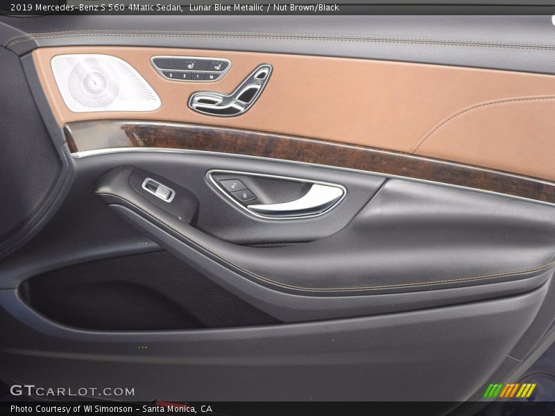 Lunar Blue Metallic / Nut Brown/Black 2019 Mercedes-Benz S 560 4Matic Sedan