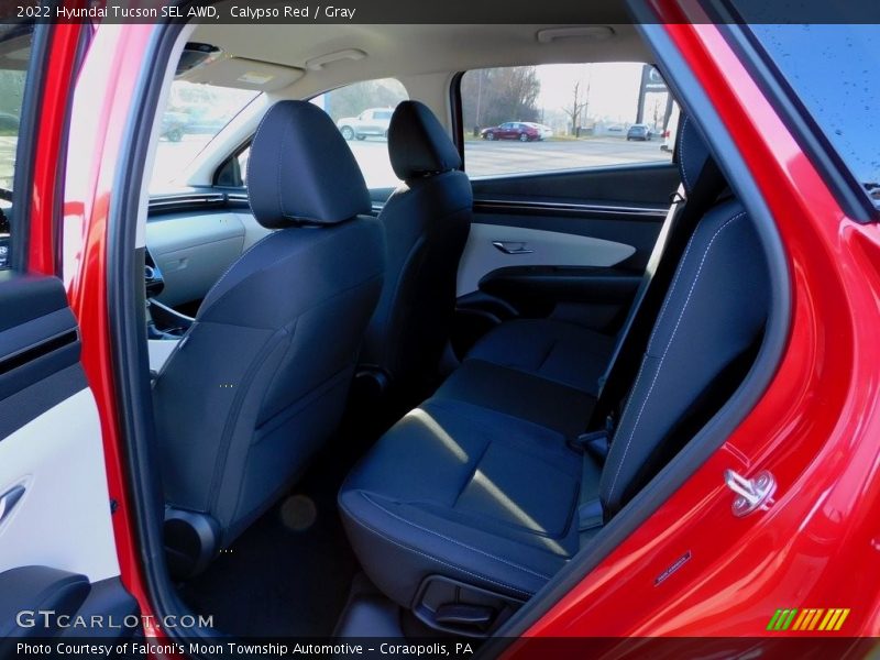 Calypso Red / Gray 2022 Hyundai Tucson SEL AWD