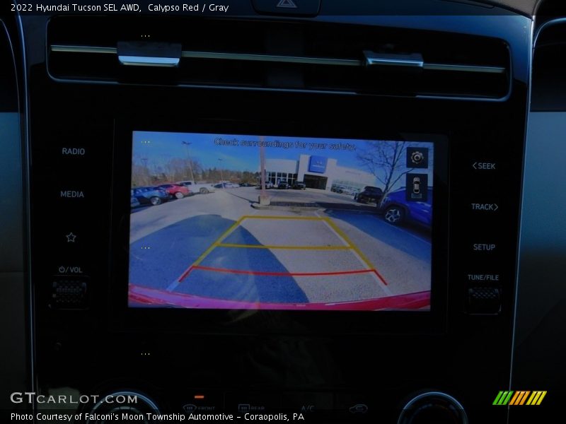Calypso Red / Gray 2022 Hyundai Tucson SEL AWD