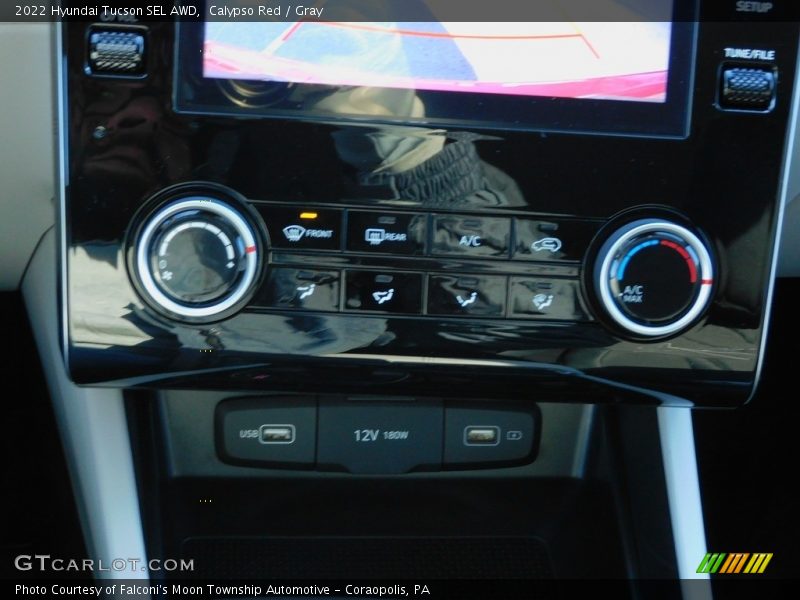 Calypso Red / Gray 2022 Hyundai Tucson SEL AWD