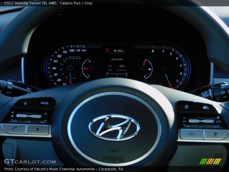 Calypso Red / Gray 2022 Hyundai Tucson SEL AWD