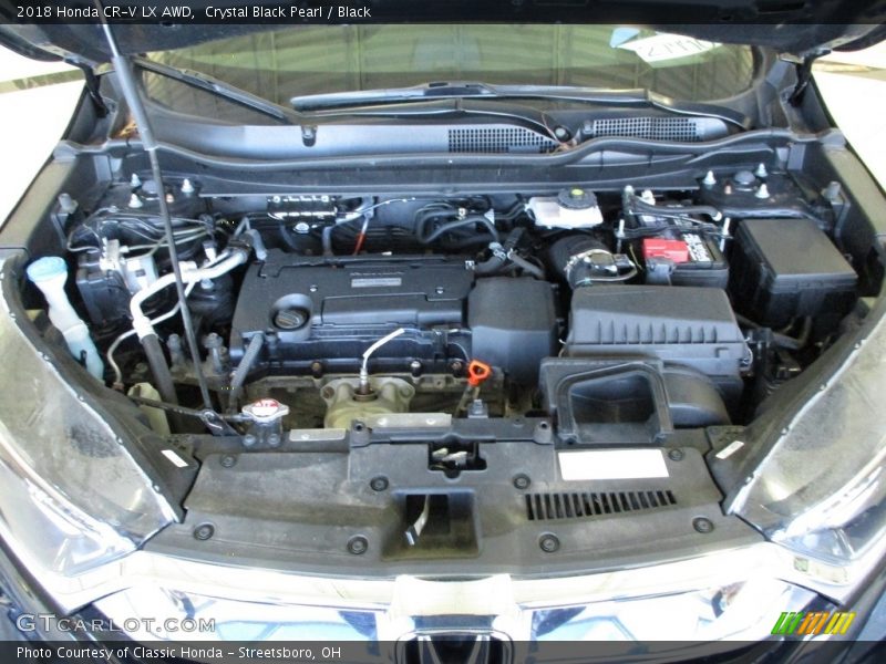 Crystal Black Pearl / Black 2018 Honda CR-V LX AWD