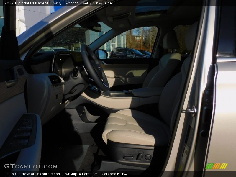 Typhoon Silver / Navy/Beige 2022 Hyundai Palisade SEL AWD