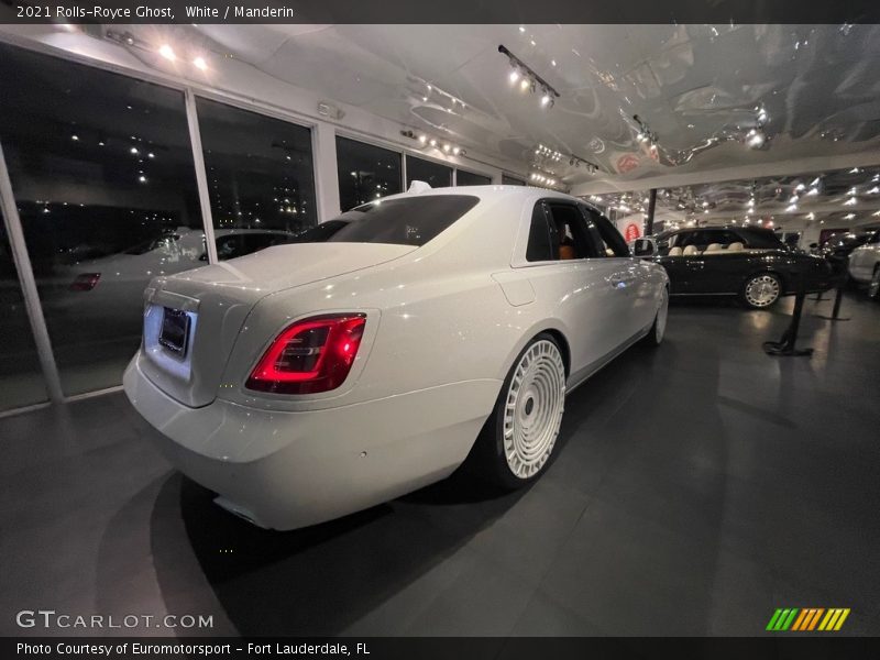 White / Manderin 2021 Rolls-Royce Ghost