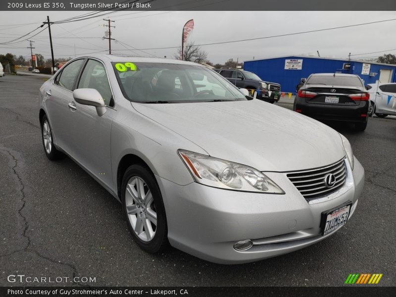 Tungsten Silver Pearl / Black 2009 Lexus ES 350