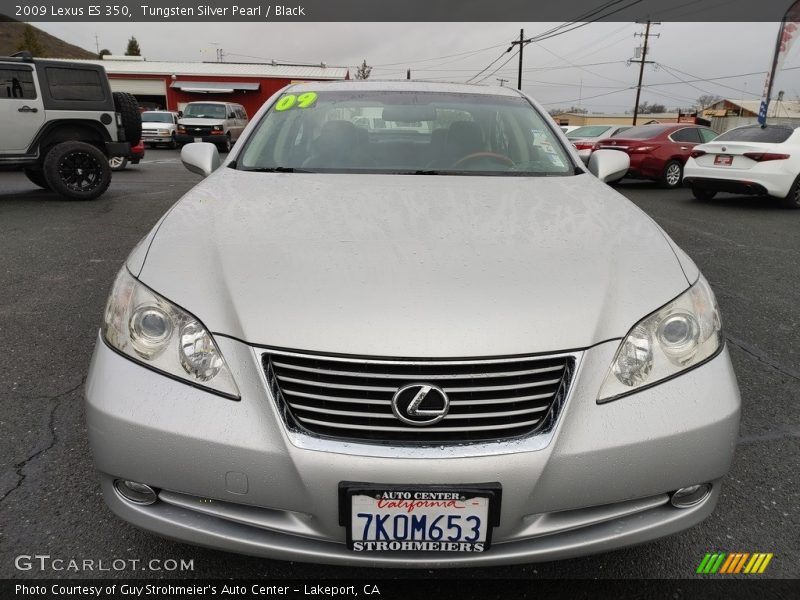 Tungsten Silver Pearl / Black 2009 Lexus ES 350